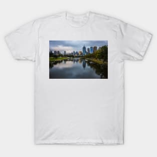 Melbourne from the Swan Street Bridge, Melbourne, Victoria, Australia. T-Shirt